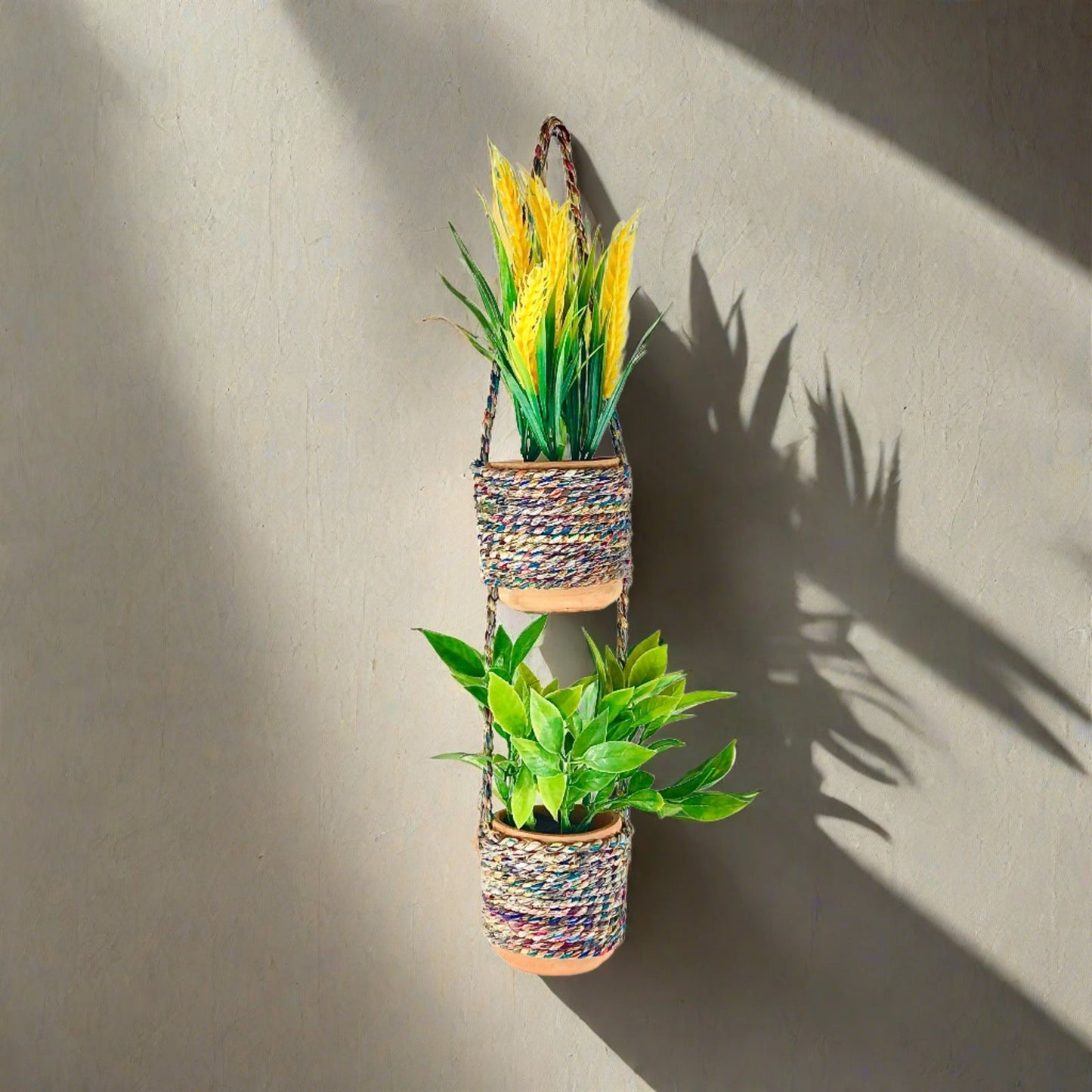 Geometric Golden Jasmin Planter