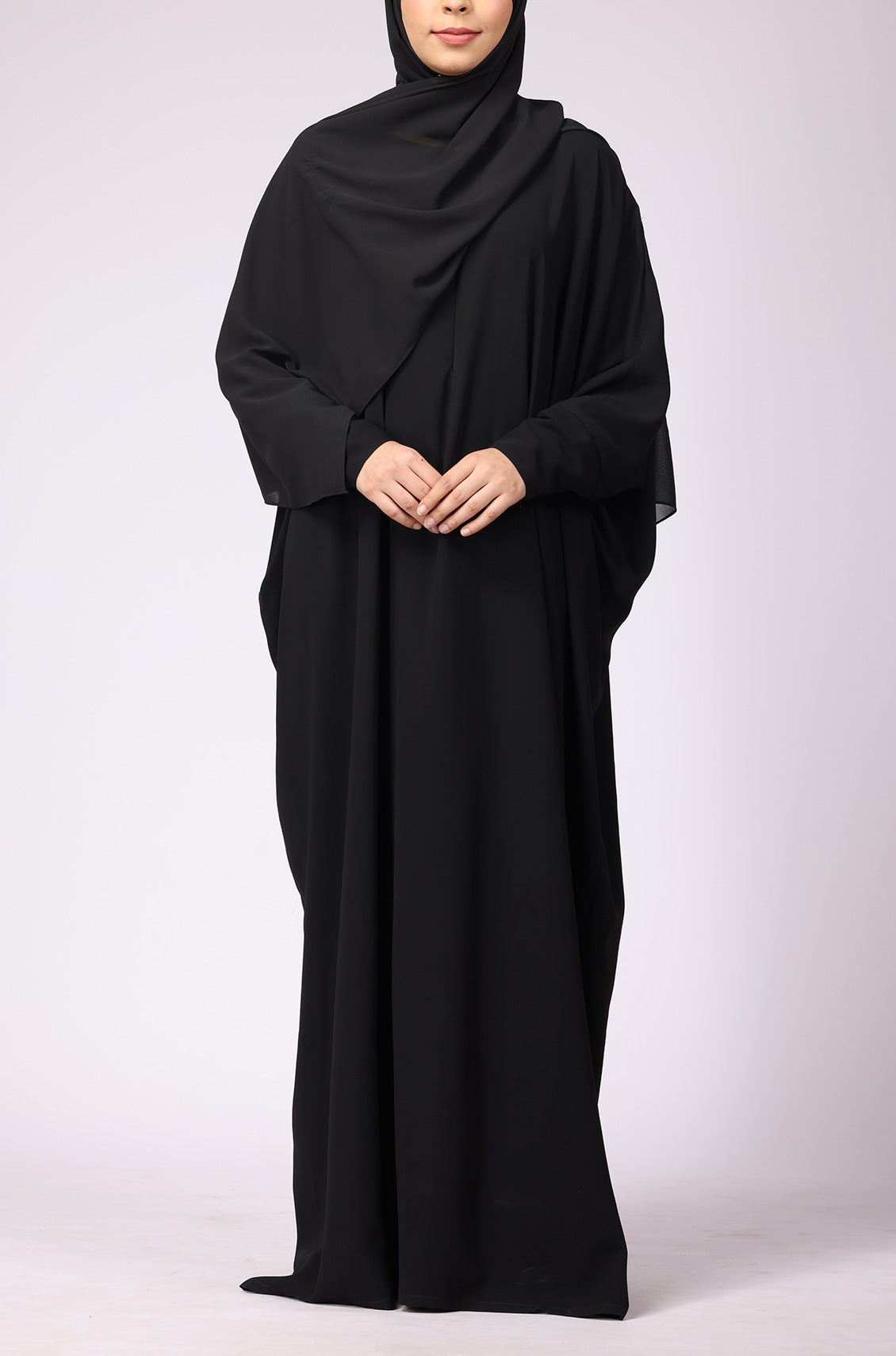 Simple Black Kaftan ABAYA