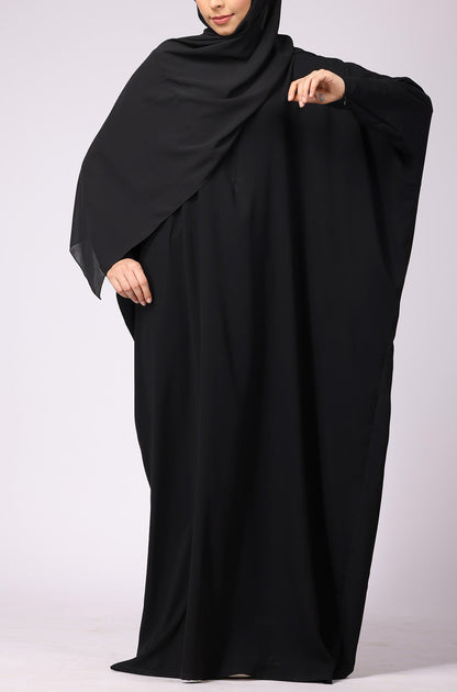 Simple Black Kaftan ABAYA