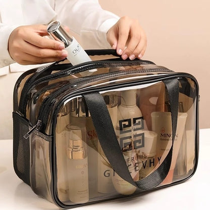 Multipurpose Transparent Traveling Cosmetic Bag