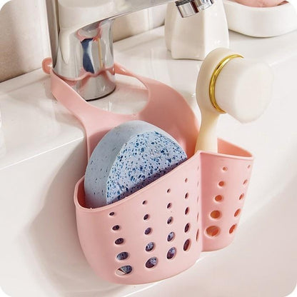 Kitchen Sink Sponge Basket Drain Water Sponge Bag